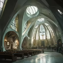 an image of inside a church that is in daylight