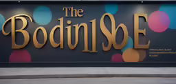 the logo ornament for the outside of a building