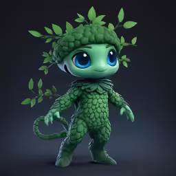 some sort of creature is wearing very cute clothes