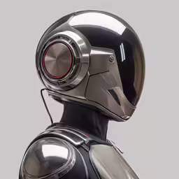 a robot that is standing in the air