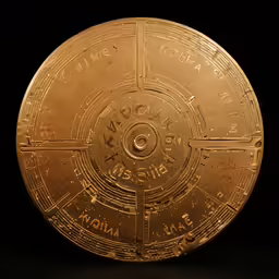 a close up view of the golden circle of fifths