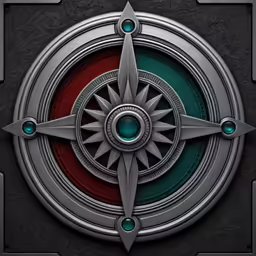 a very nice looking compass with some light on it