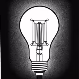 an image of a light bulb that is on
