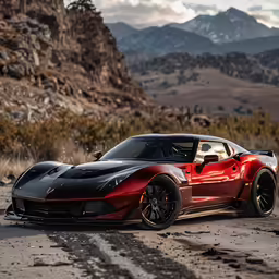 a car that is sitting in the dirt