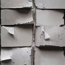 a couple of white tiles laying on top of each other