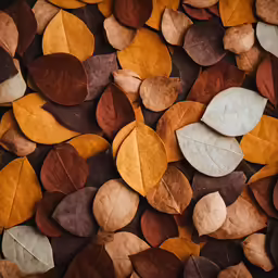 a bunch of leaf that is laying on the ground
