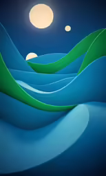 a painting of abstract lines that are drawn by hand