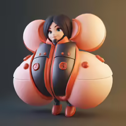 an animated woman has her hands in her ears