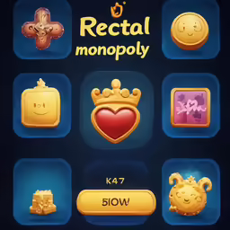 several items, like a heart, are shown