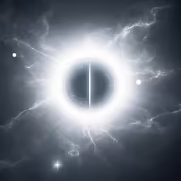 an image of the sun being observed by some lightning