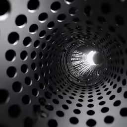 an image of a circle pattern in a space