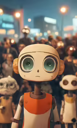 the animated movie characters look like they have eyes and legs