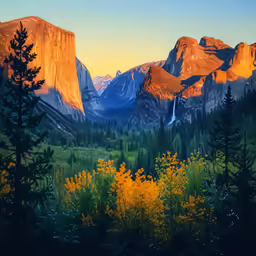 the sun shines on a mountain landscape in the mountains
