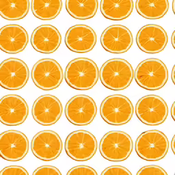 a closeup photo of an orange slice