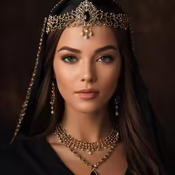 an attractive young woman wearing a black dress