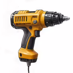 a drill that is yellow and black