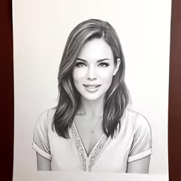 a photo with an image of a beautiful woman on it