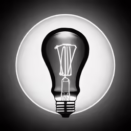 a light bulb in the shape of a lightbulb