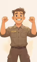 a man in a uniform posing for the camera