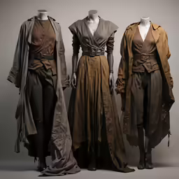 a male and female dress worn by actors in star wars