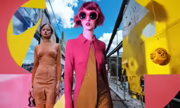 two women walking down the street in sun glasses