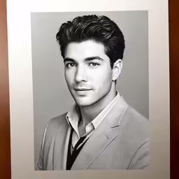 a photo of a man with short hair