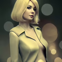 a digital artwork of a woman posing with big breast