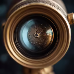the camera lens is slightly visible as it sits on a stand