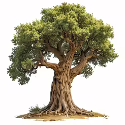 a tree with many branches growing out of it