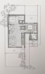 this is a floor plan for a two bedroom home
