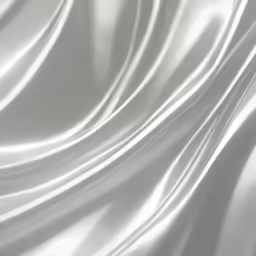 a black and white image of shiny silver fabric