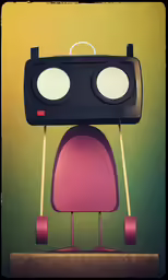an image of a speaker that looks like an astronaut