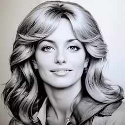 the beautiful lady with long blond hair and blue eyes