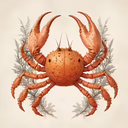 an image of a crab with different legs