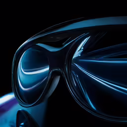 an image of an abstract blue and black image