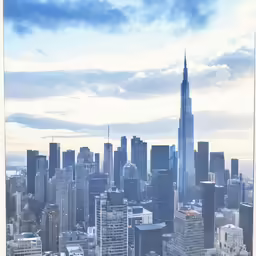 a cityscape that appears to be from the top of the empire