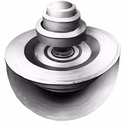 some sort of round object with small spiral shapes
