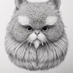 an animal has been drawn with colored pencils