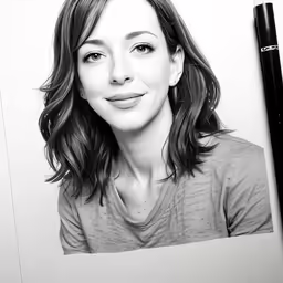 a person is smiling while posing for the camera