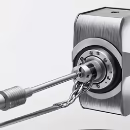 a very close up of a very nice knob