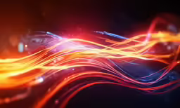 a beautiful multi colored fire and ice wave wallpaper