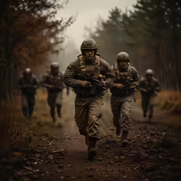the marines are going for a long trek