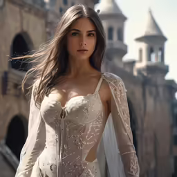a very attractive woman with a sexy outfit on