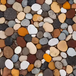 several different colors of rocks are arranged