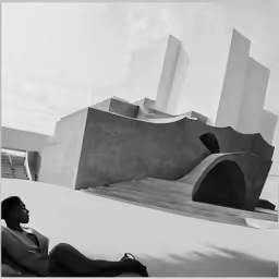 the architectural design of an architecture building that appears to have been designed by person