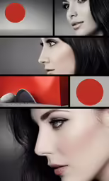 an image of different angles of a person