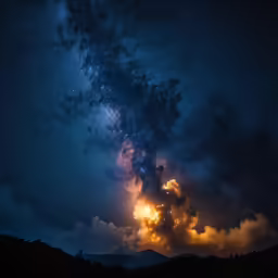 night sky full of stars and clouds