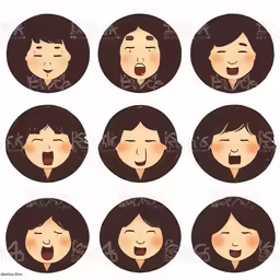 the expressions of people in different languages on a white background