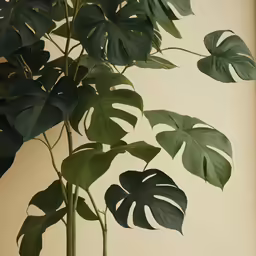 the green plants are growing in a vase