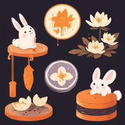 a photo of an animal design set